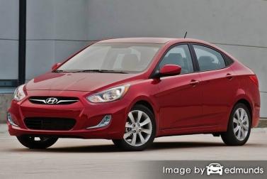 Insurance rates Hyundai Accent in Corpus Christi